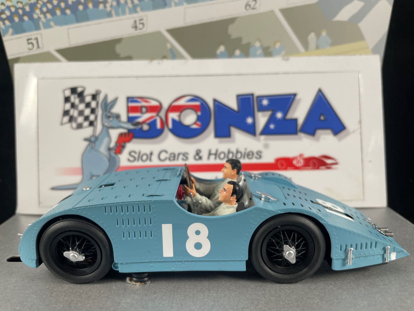 132109/18M LE MANS MINIATURES BUGATTI T32 #18 GP ACF TOURS 1923 1:32 SCALE SLOT CAR