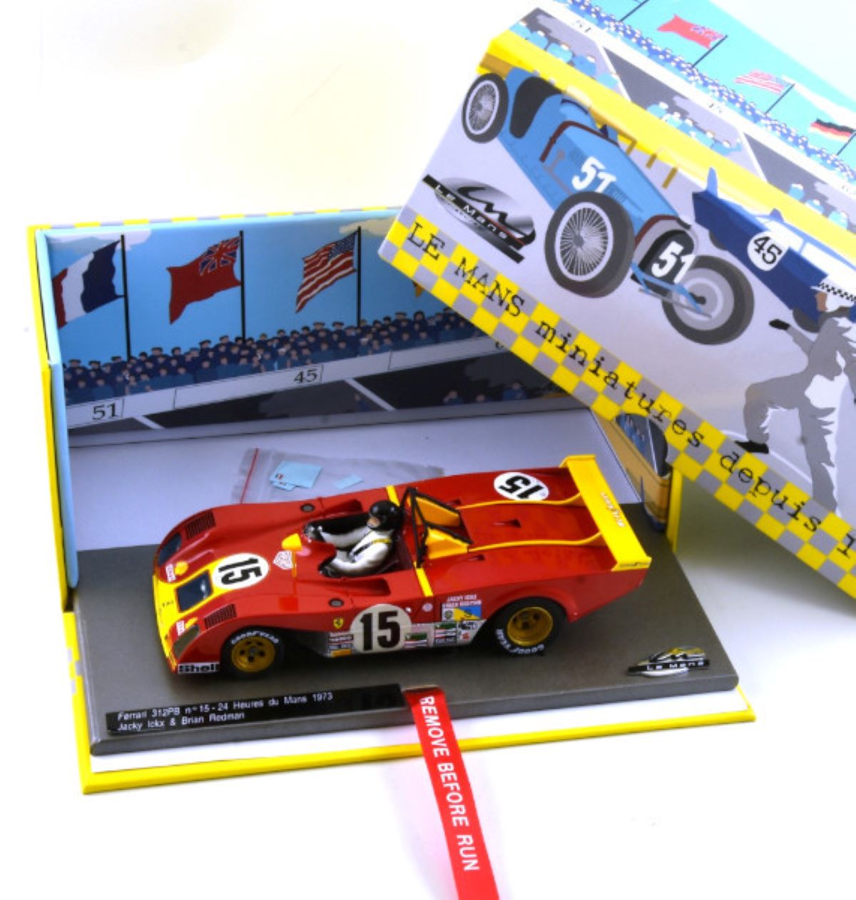PRE ORDER DUE OCTOBER 2026 132116/15M LE MANS MINIATURES FERRARI 312PB JACKY ICKX LE MANS 1973  1:32 SCALE SLOT CAR