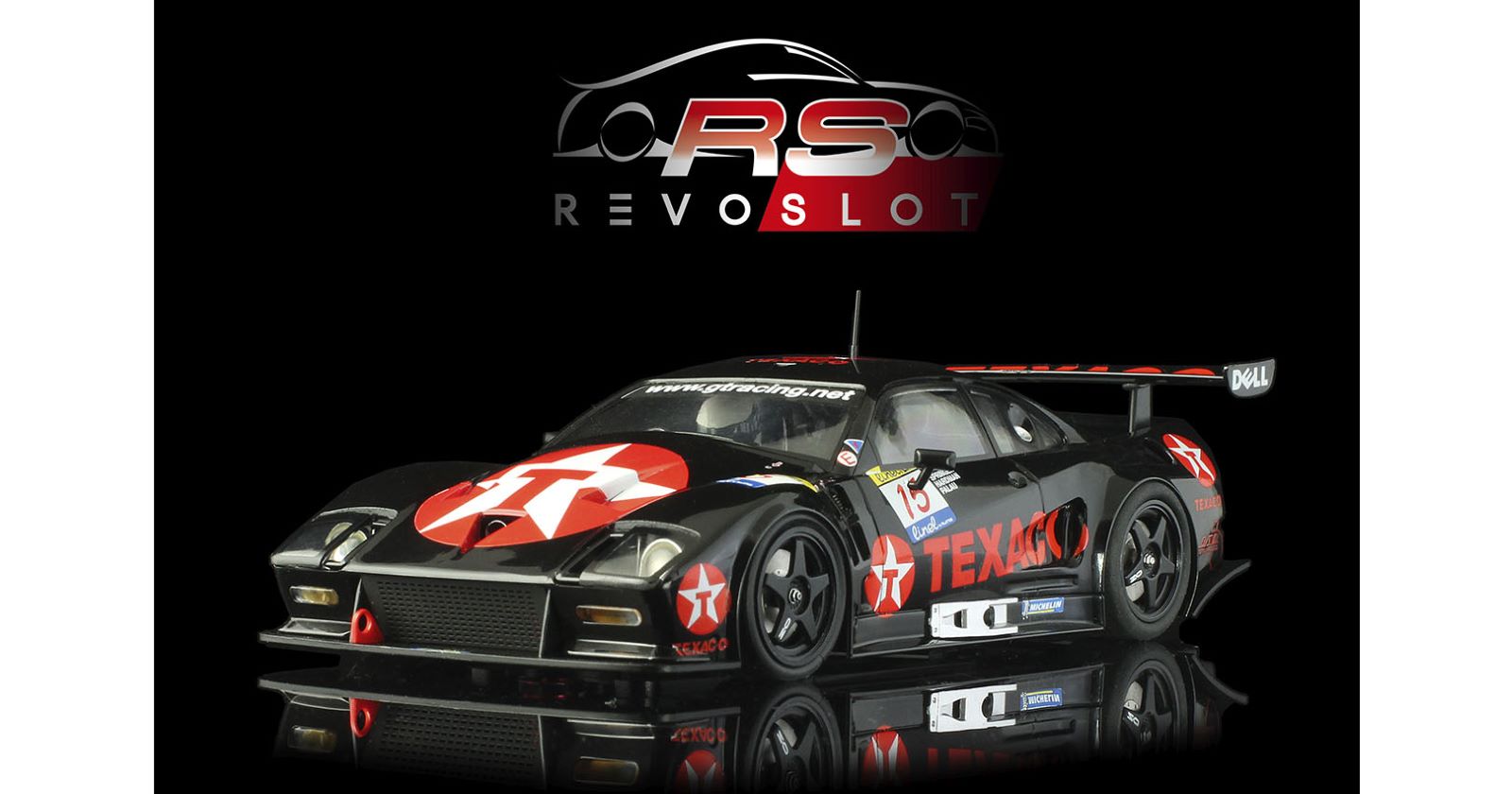 PRE ORDER DUE OCTOBER 2026 RS0327 REVO SLOT LISTER STORM TEXACO #15 1:32 SLOT CAR