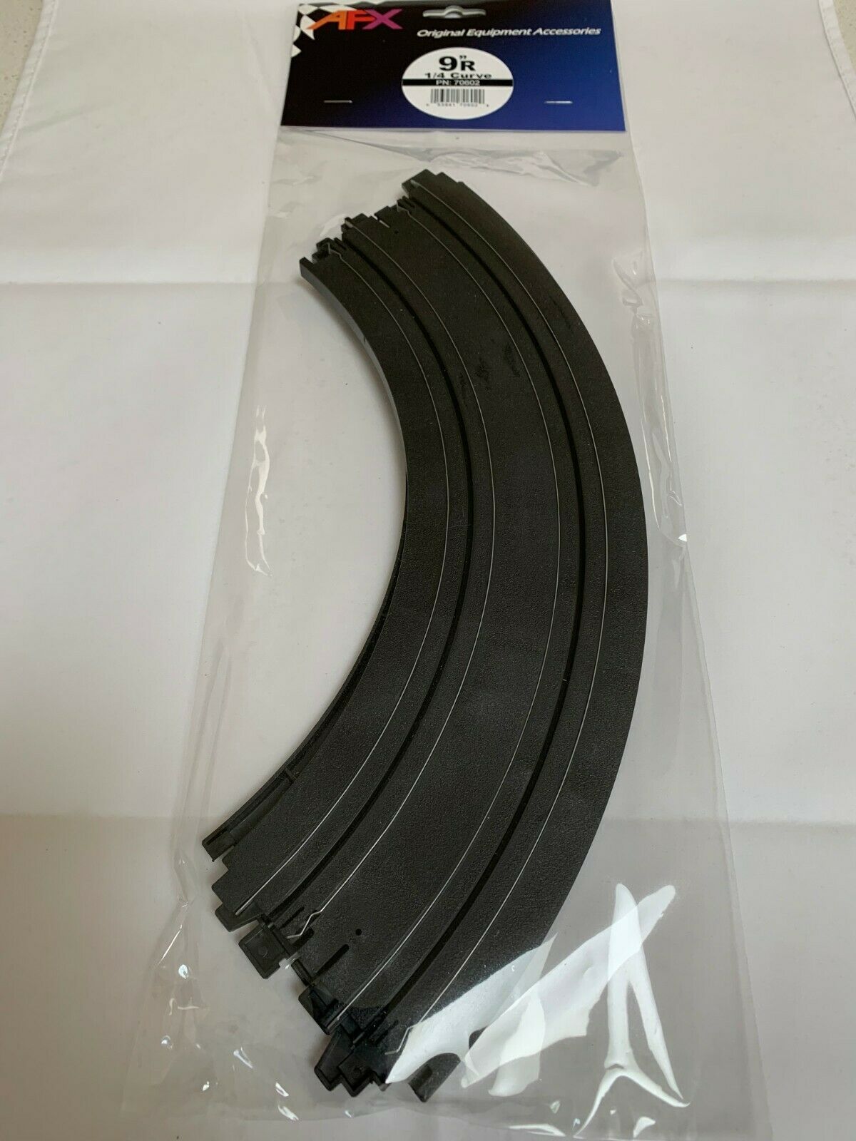 70602 AFX AURORA TOMY GENUINE ACCESSORIES 9" R 1/4 CURVE 2 PIECES